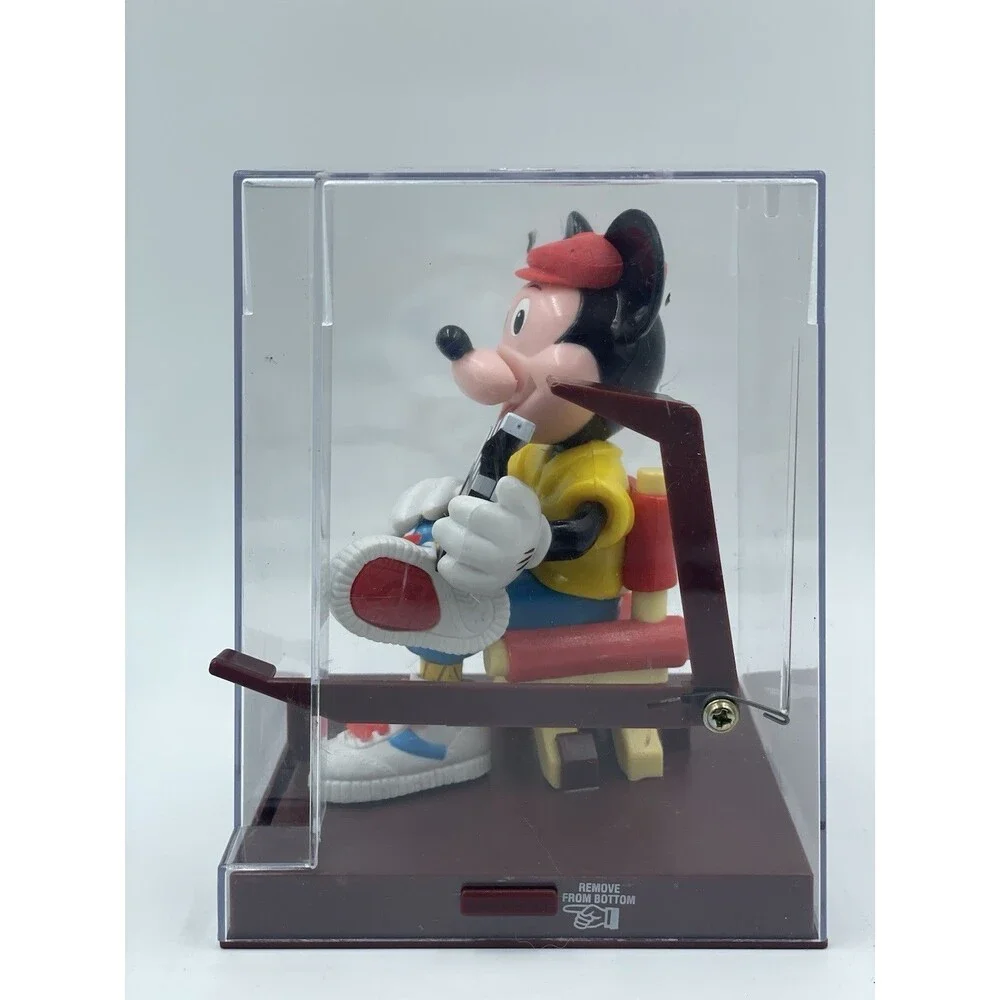 1991 Disney Sounds Fun Mickey Mouse Talking Time Director Alarm Clock Untested